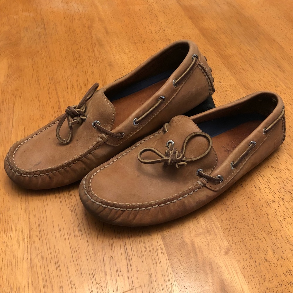 [9.5] Sperry Moccasin Leather Boat Shoes